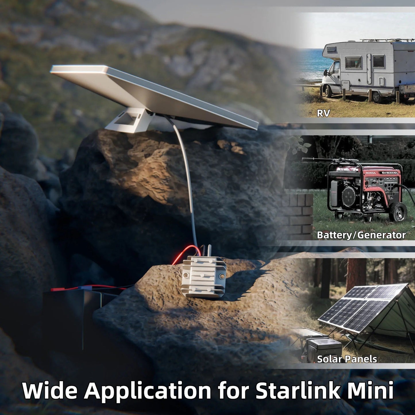 Waterproof Easy 12 Volt Starlink Mini Booster