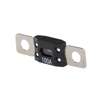 100A MEGA fuse for auxiliary battery overcurrent protection in campervan setups