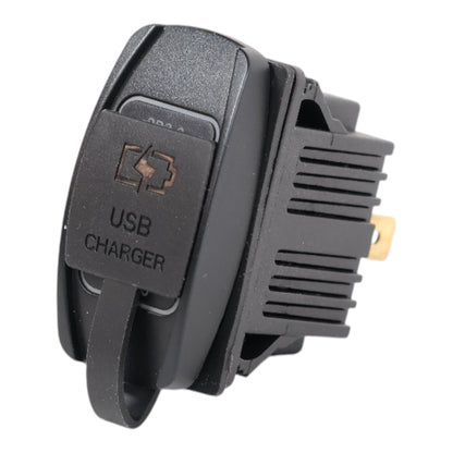 compact rocker size usb a charger for van conversions