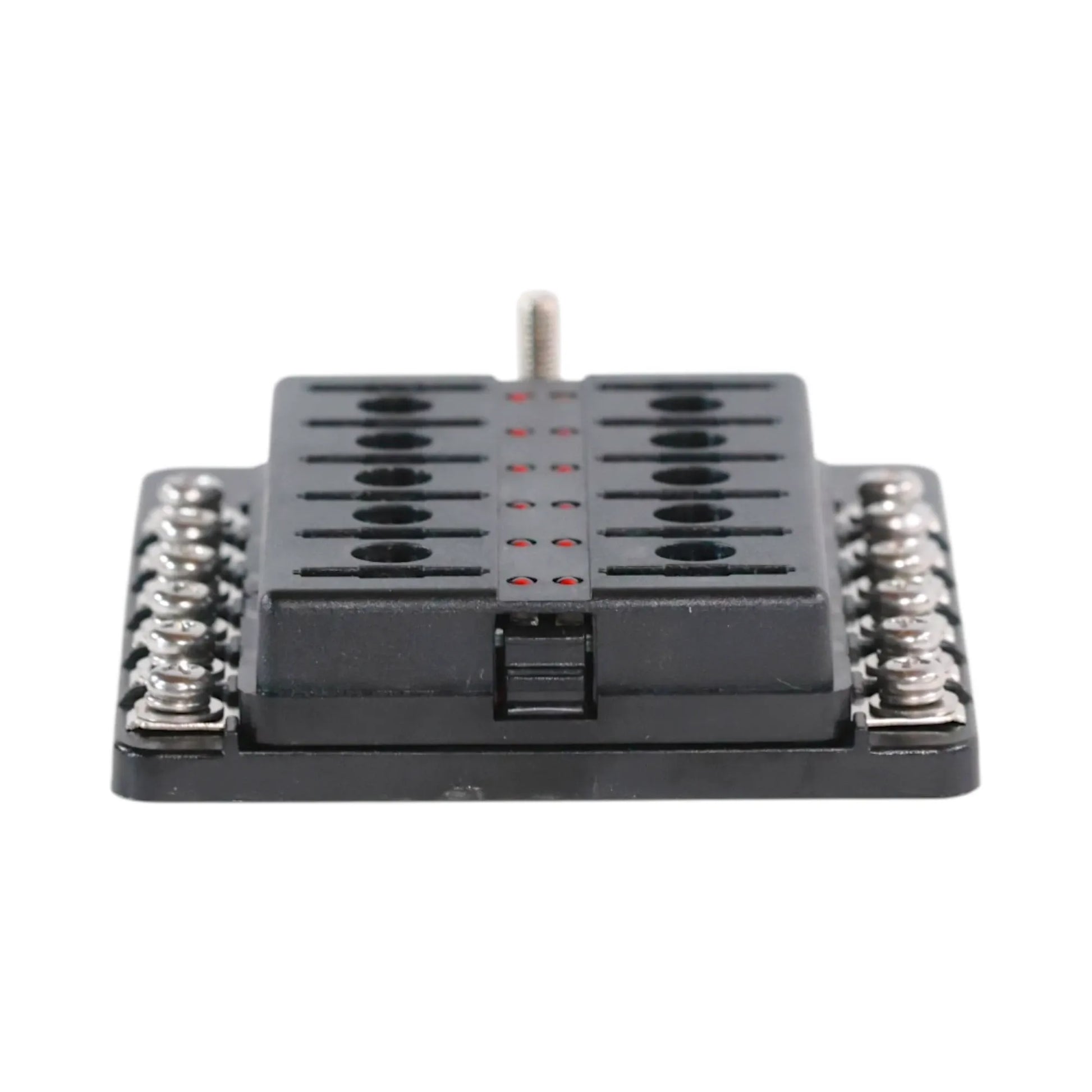 Campervan fuse distribution block with 12 circuits and LED indicators