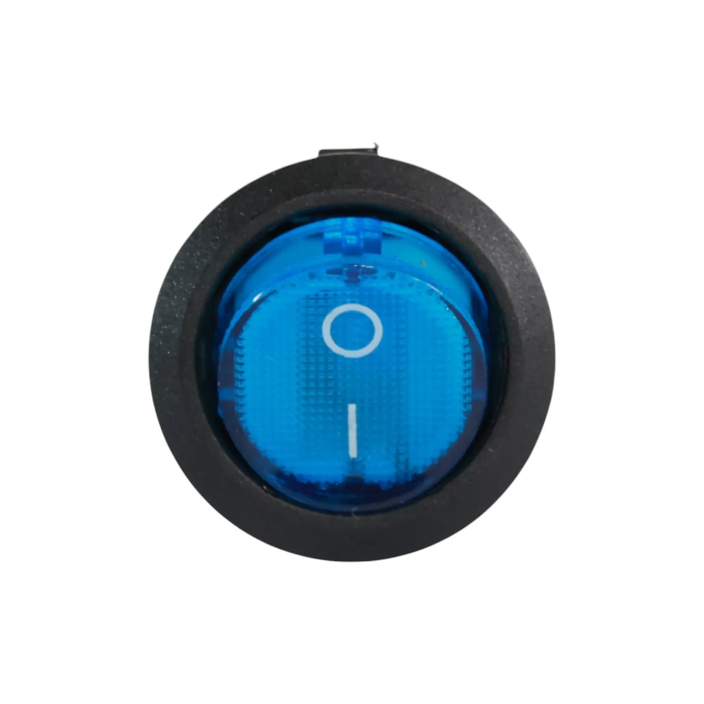compact round led toggle switch for caravan accessory switching