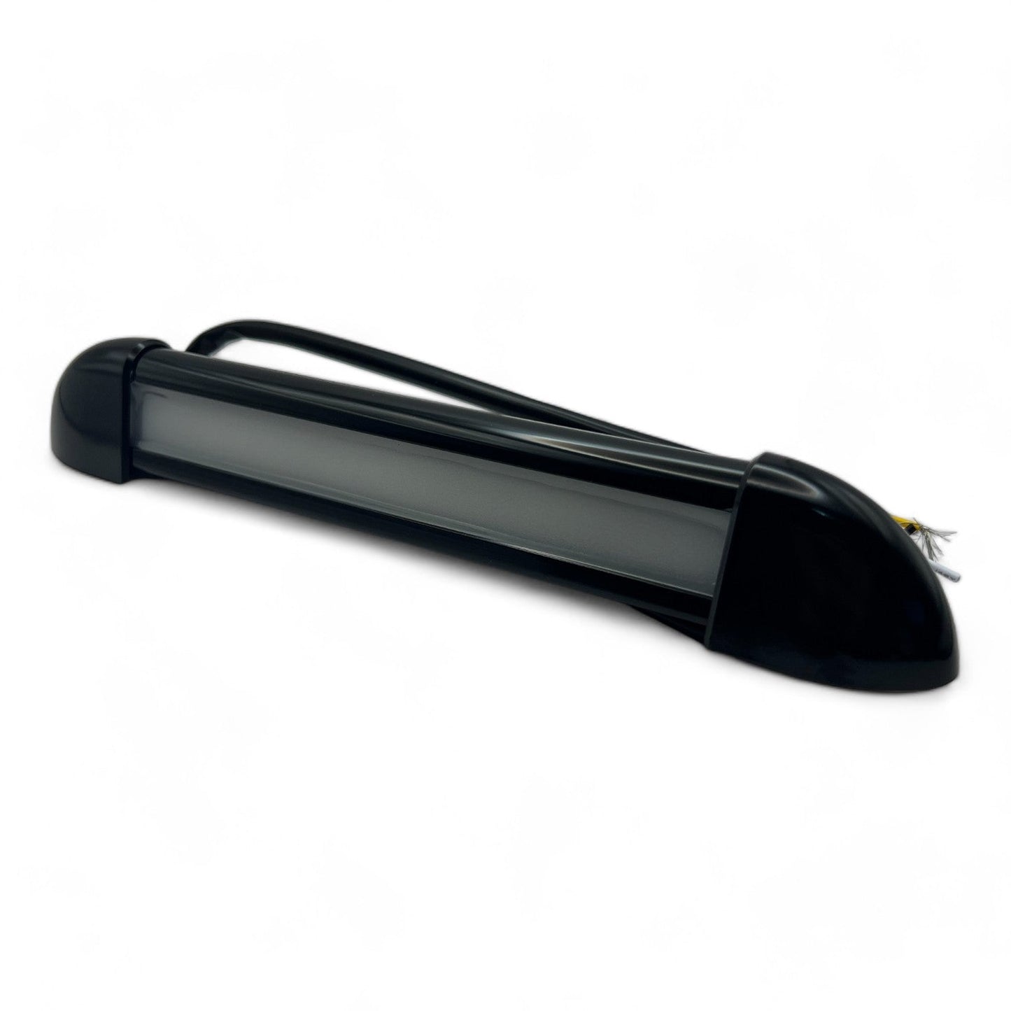 12v waterproof exterior LED light in black finish