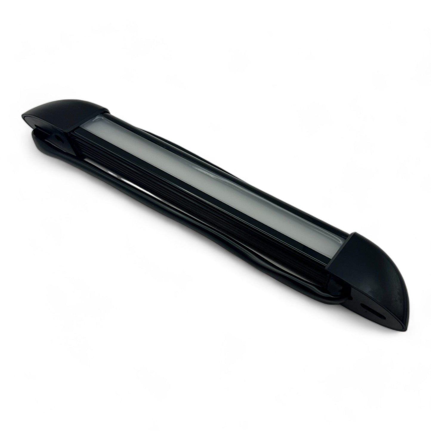 26cm black 12v exterior LED light on bench