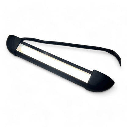12v black exterior LED light 26cm on bench