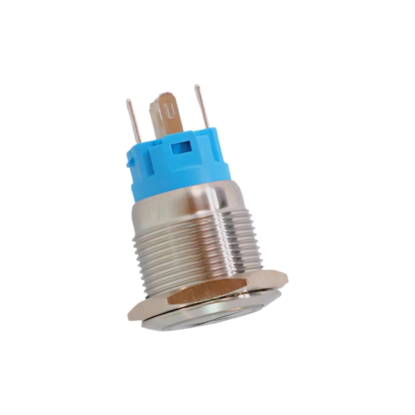 12-24v 19mm starlink push button switch with white illumination for rv dashboards and control panels