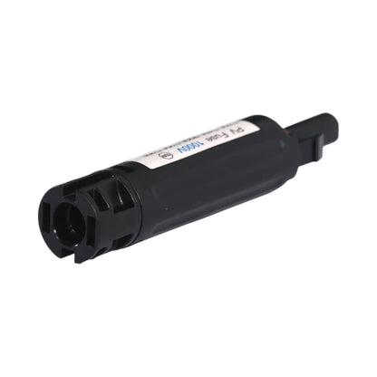 MC4 20A solar fuse connected to panel wiring