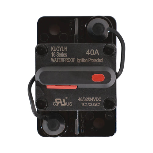 40 amp premium rated circuit breaker for caravan and rv electrical systems