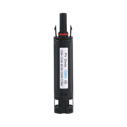 inline solar diode MC4 version beside tools