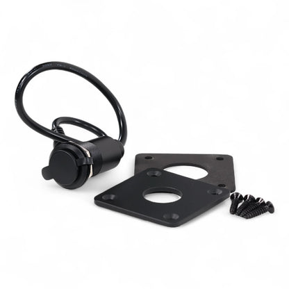 Aluminium Starlink Mini Caravan Waterproof Wall Socket / Passthrough DC 5.5 x 2.1
