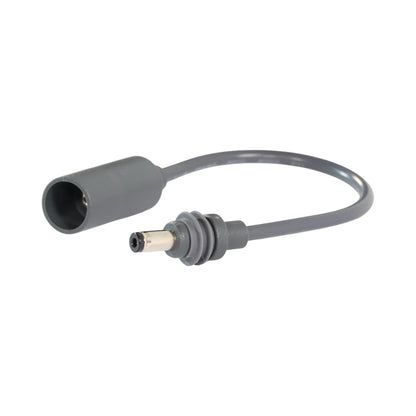 Starlink Mini waterproof male-female DC extender cable in outdoor setup