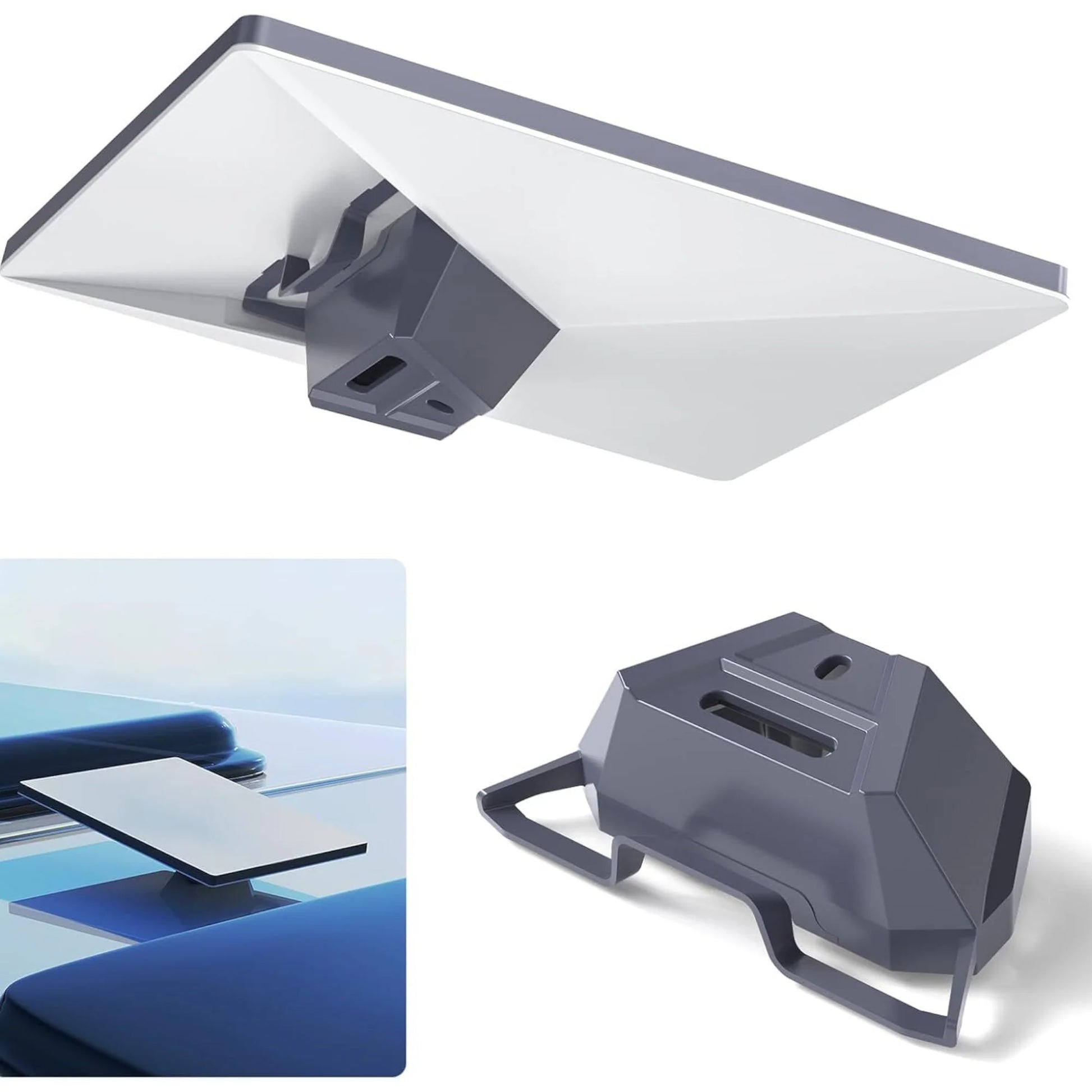 Starlink Mini base plate supporting satellite dish outdoors