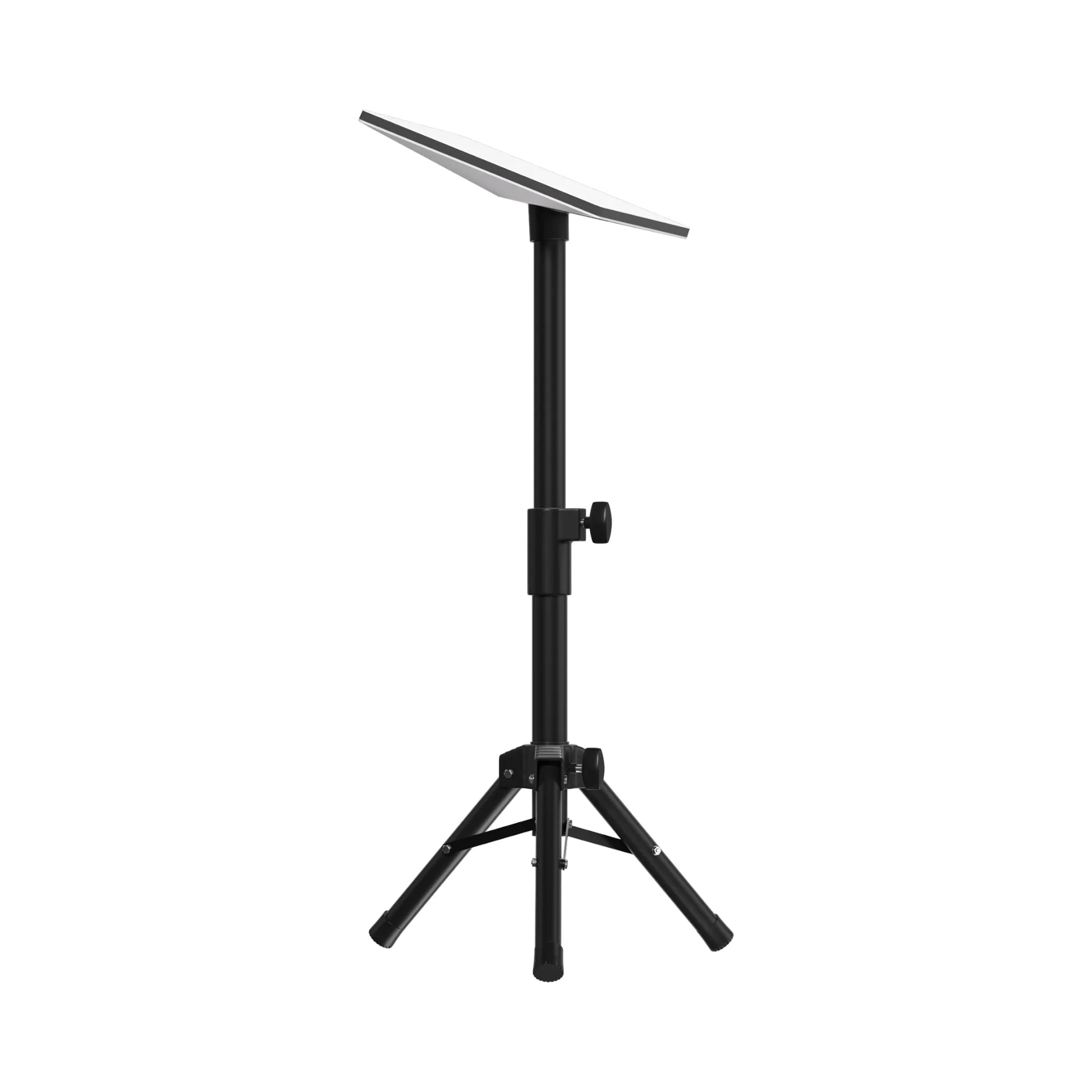 Starlink Mini dish mounted on compact tripod outdoors