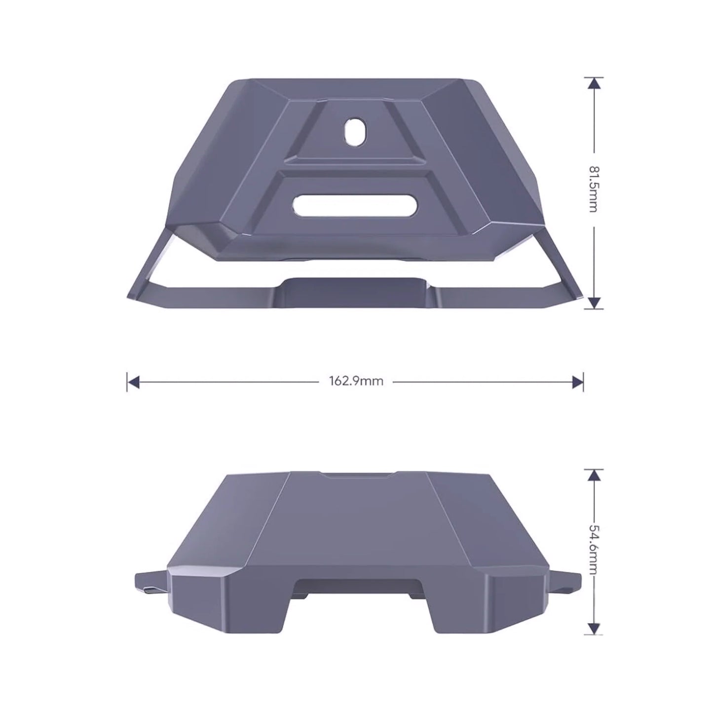 Close-up of Starlink Mini mounting base plate with bolts