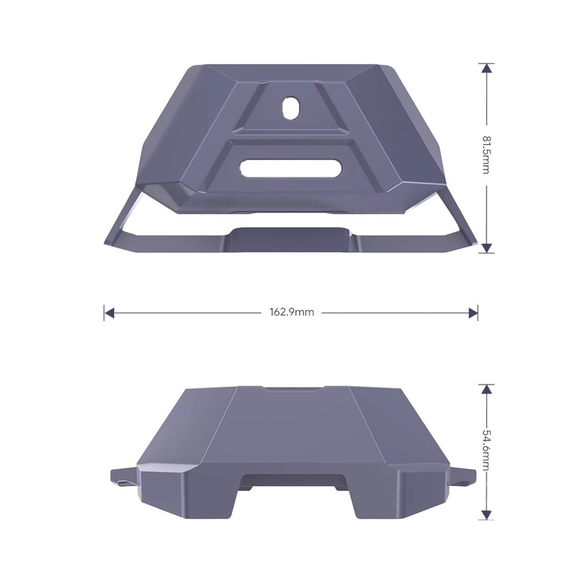 Close-up of Starlink Mini mounting base plate with bolts