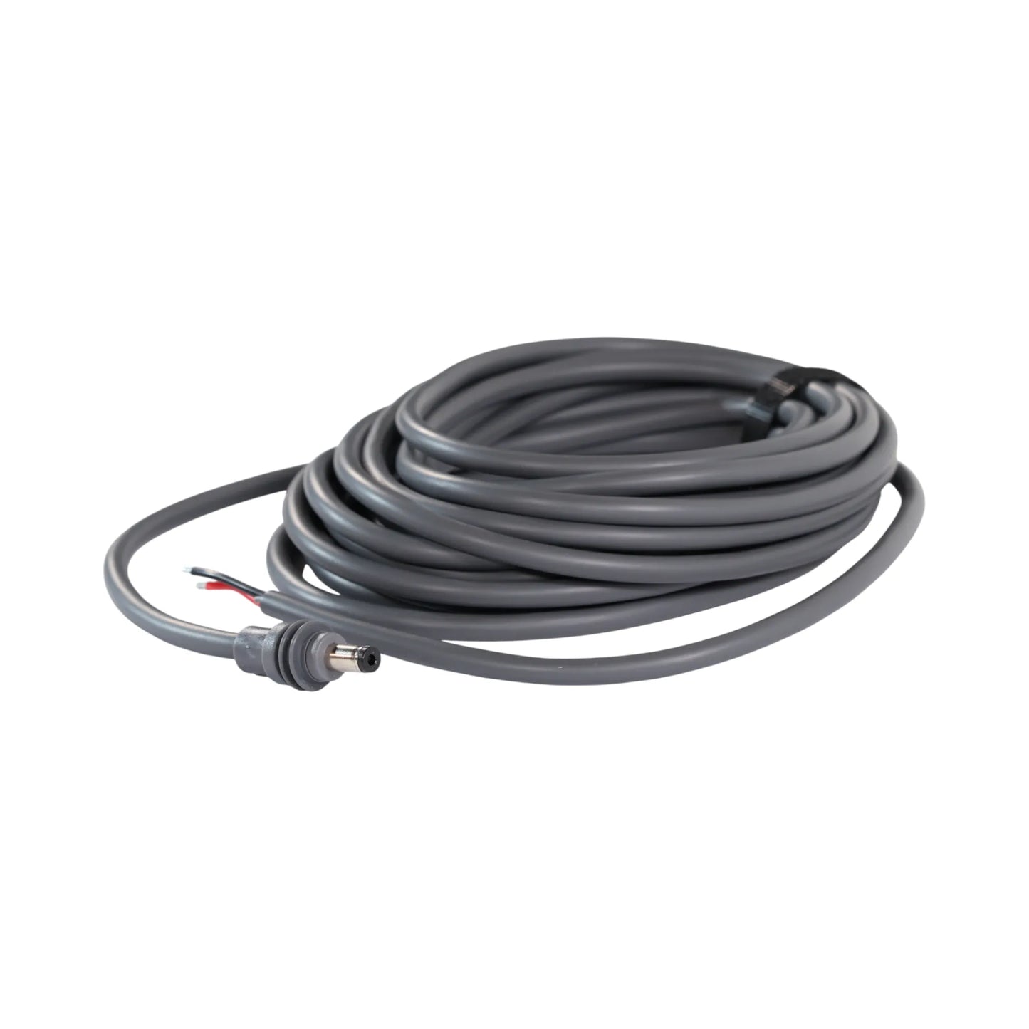 close-up of Starlink Mini twincore cable showing open wire ends