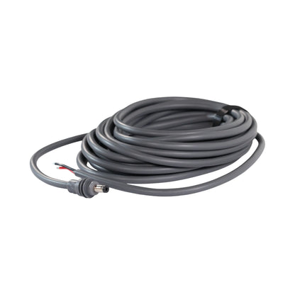 close-up of Starlink Mini twincore cable showing open wire ends