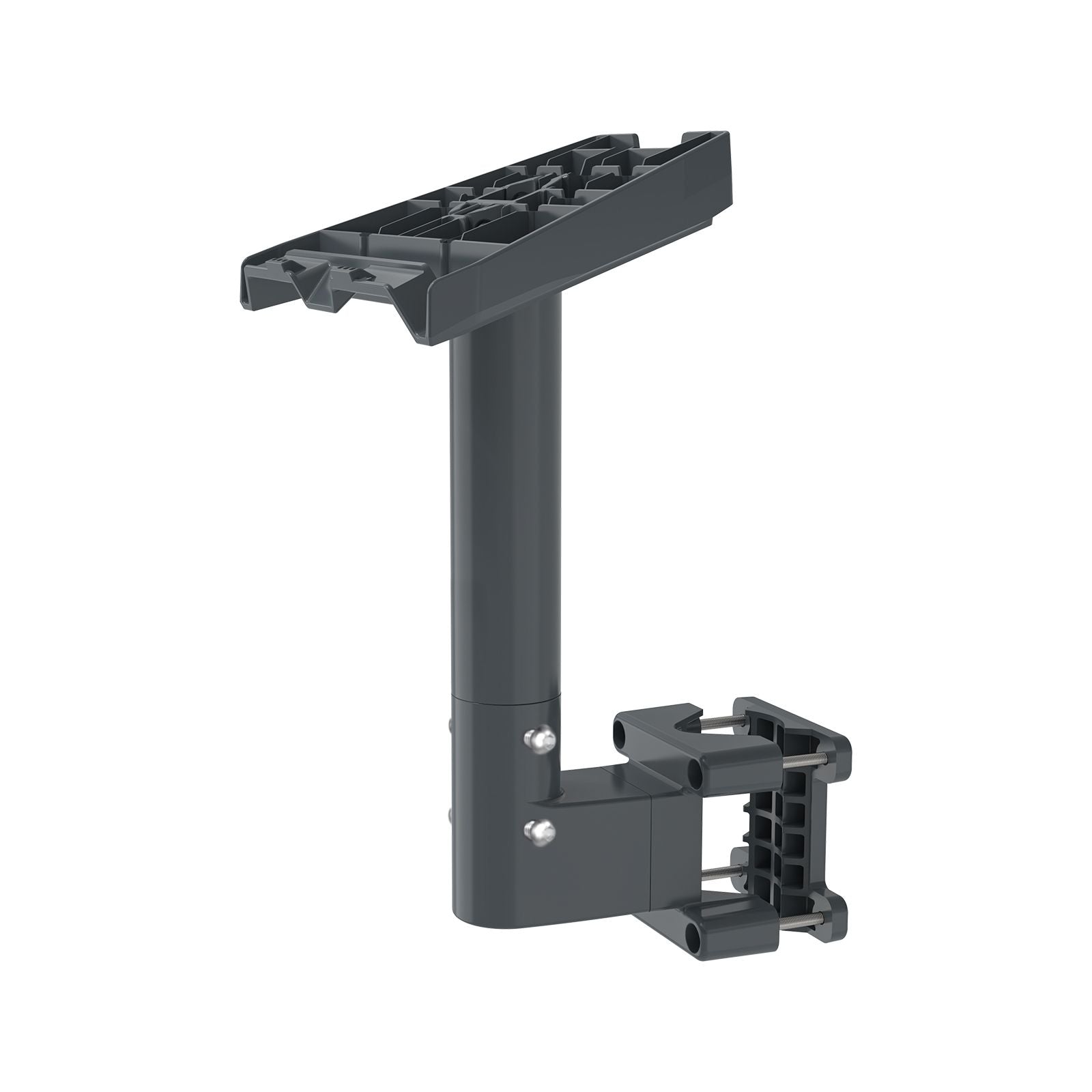 Starlink Gen 3 pole clamp mount attached to outdoor mast