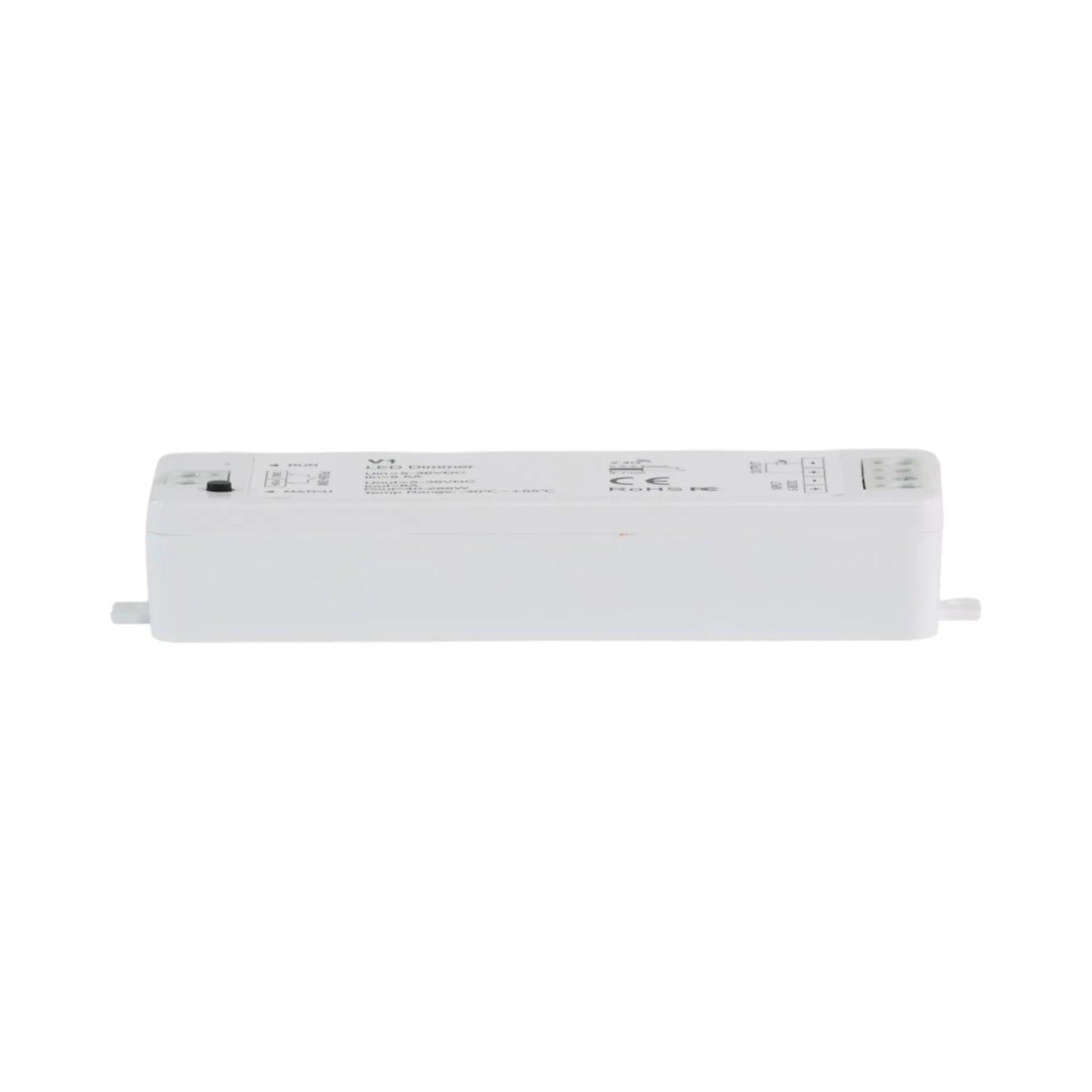 V1 LED brightness controller wired to LED strip