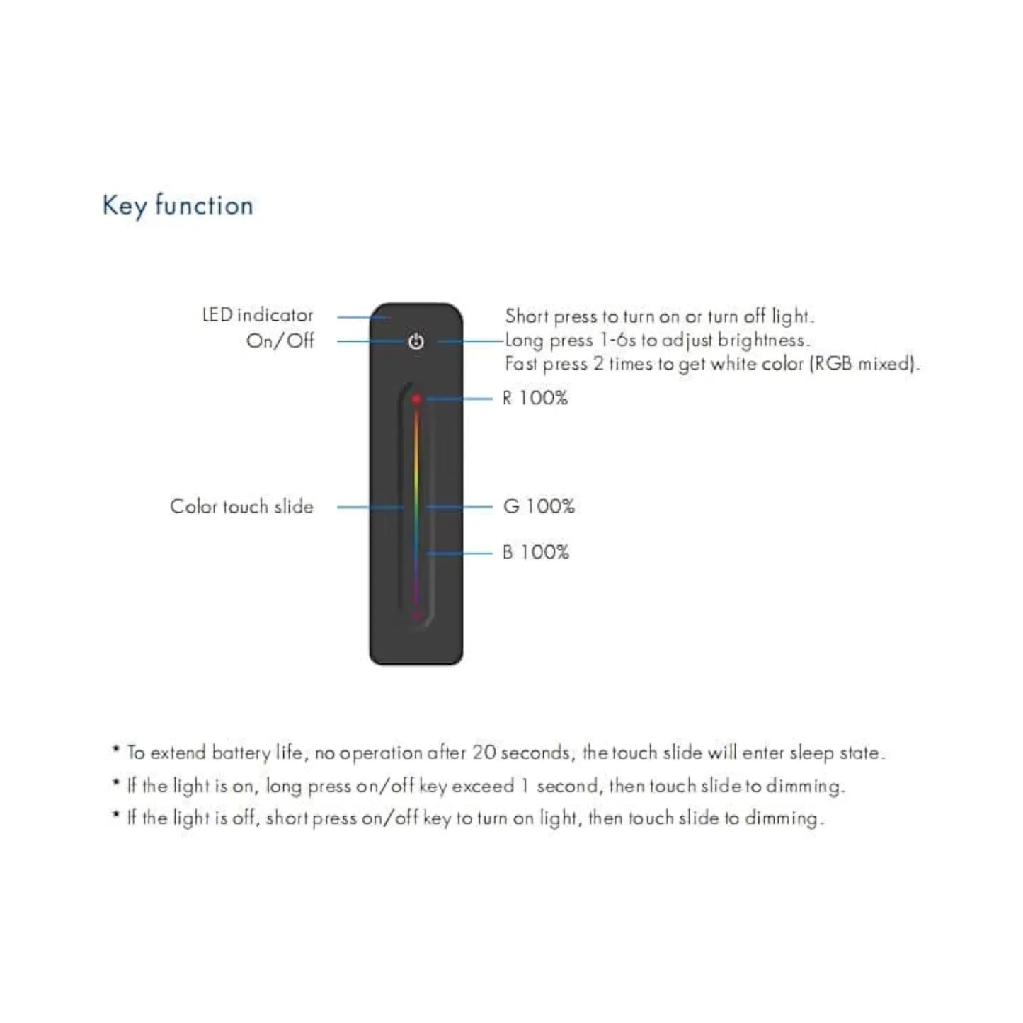V3 LED controller adjusting RGB and warmth levels
