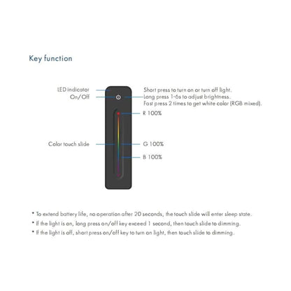 V3 LED controller adjusting RGB and warmth levels