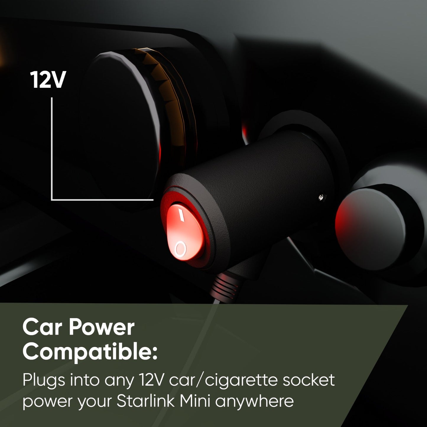 12v Starlink Mini Boosted Plug and Play IP67