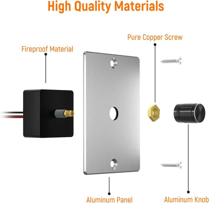 adjustable silver led dimmer switch