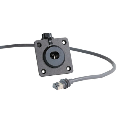 Aluminium Starlink Gen 3 waterproof wall socket passthrough for caravan, rv, and campervan installs