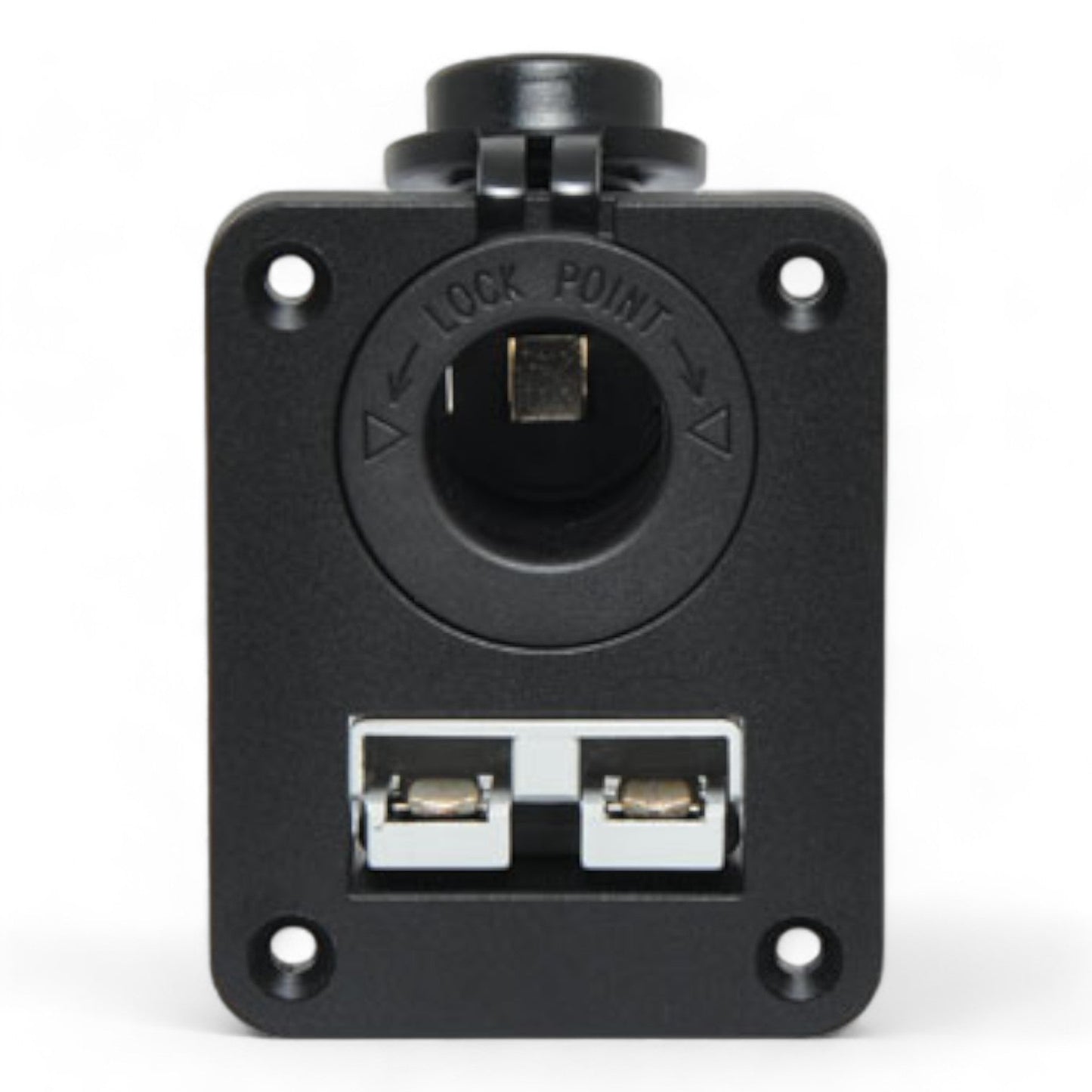 dual anderson and cigarette socket mount for campervans