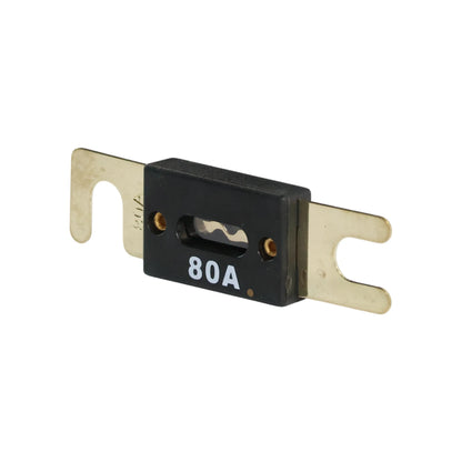 ANL fuse 80A for auxiliary battery overcurrent protection in campervan setups