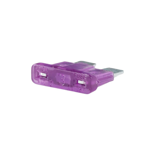 3 amp blade fuse 10 pack for campervan low current 12v circuit protection