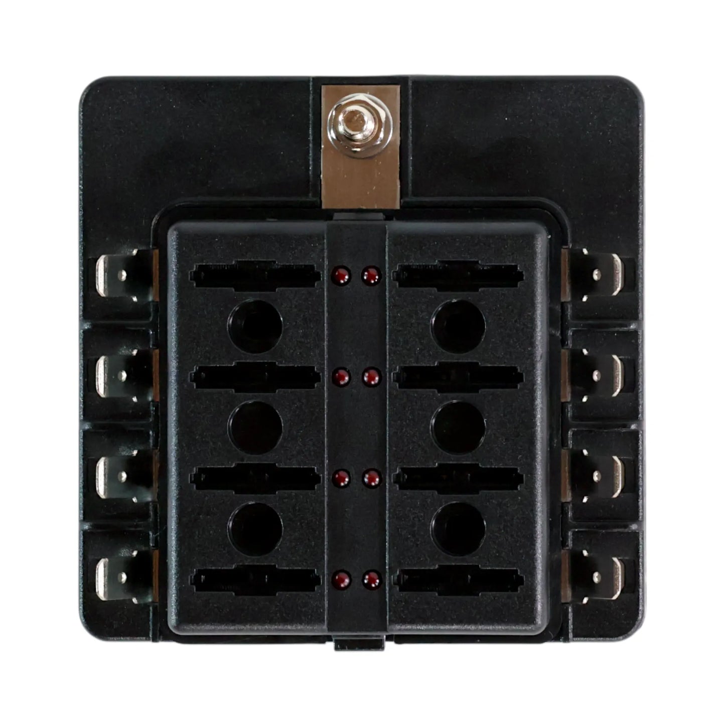 campervan 8 way blade fuse panel with led status lights