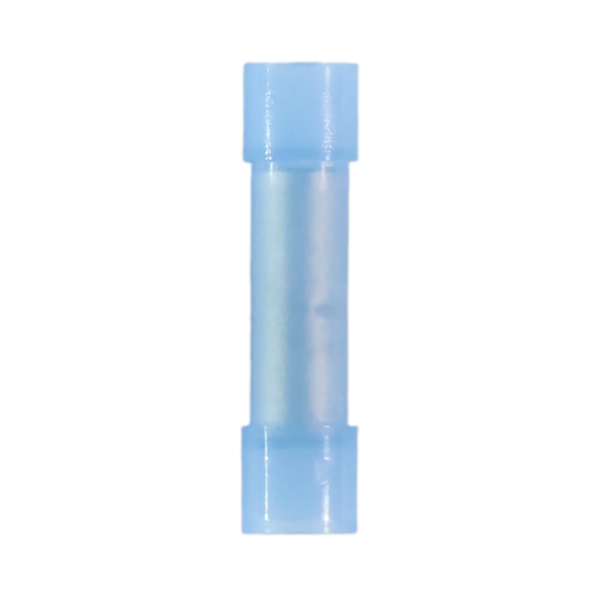 Blue nylon insulated butt splice connector (100 pack) for caravan, rv, and campervan 12v wiring joins