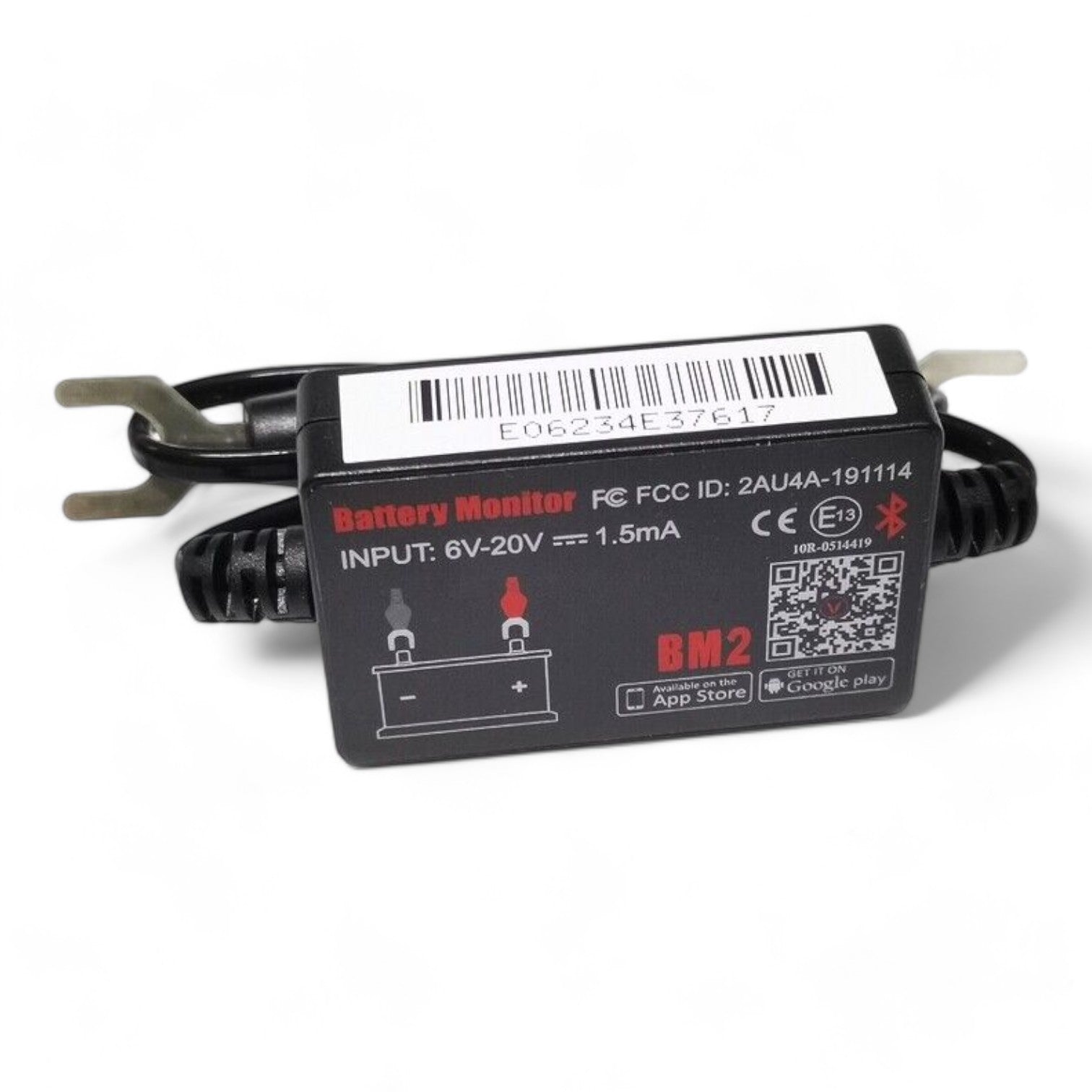 caravan 12v battery monitor with bluetooth app