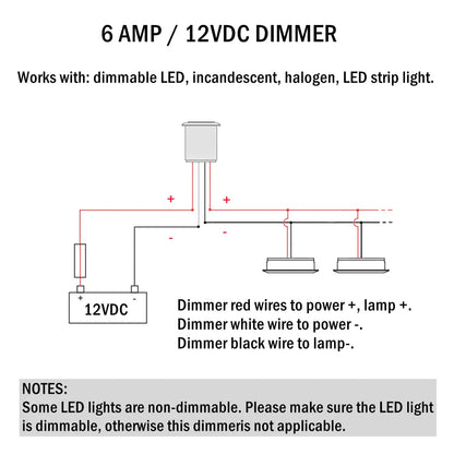 stainless led dimming switch product shot