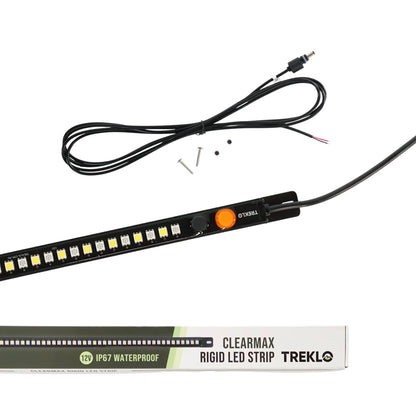slim rigid led strip light clearmax finish for campervan roof and wall installs