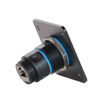 rv starlink gen 3 aluminium wall passthrough for secure cable entry and weather resistance