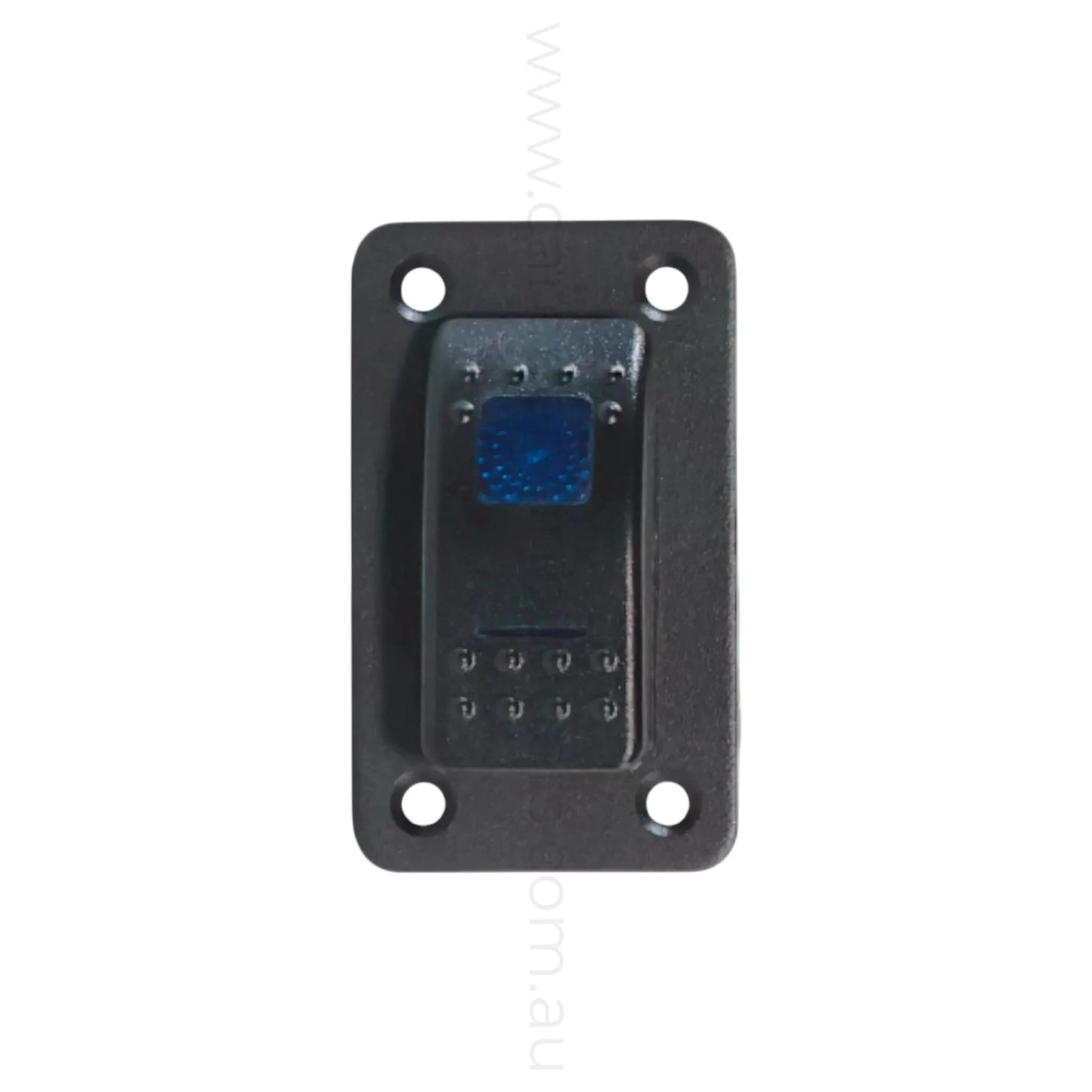 on off rocker switch panel with dual led lights for caravan electrical control