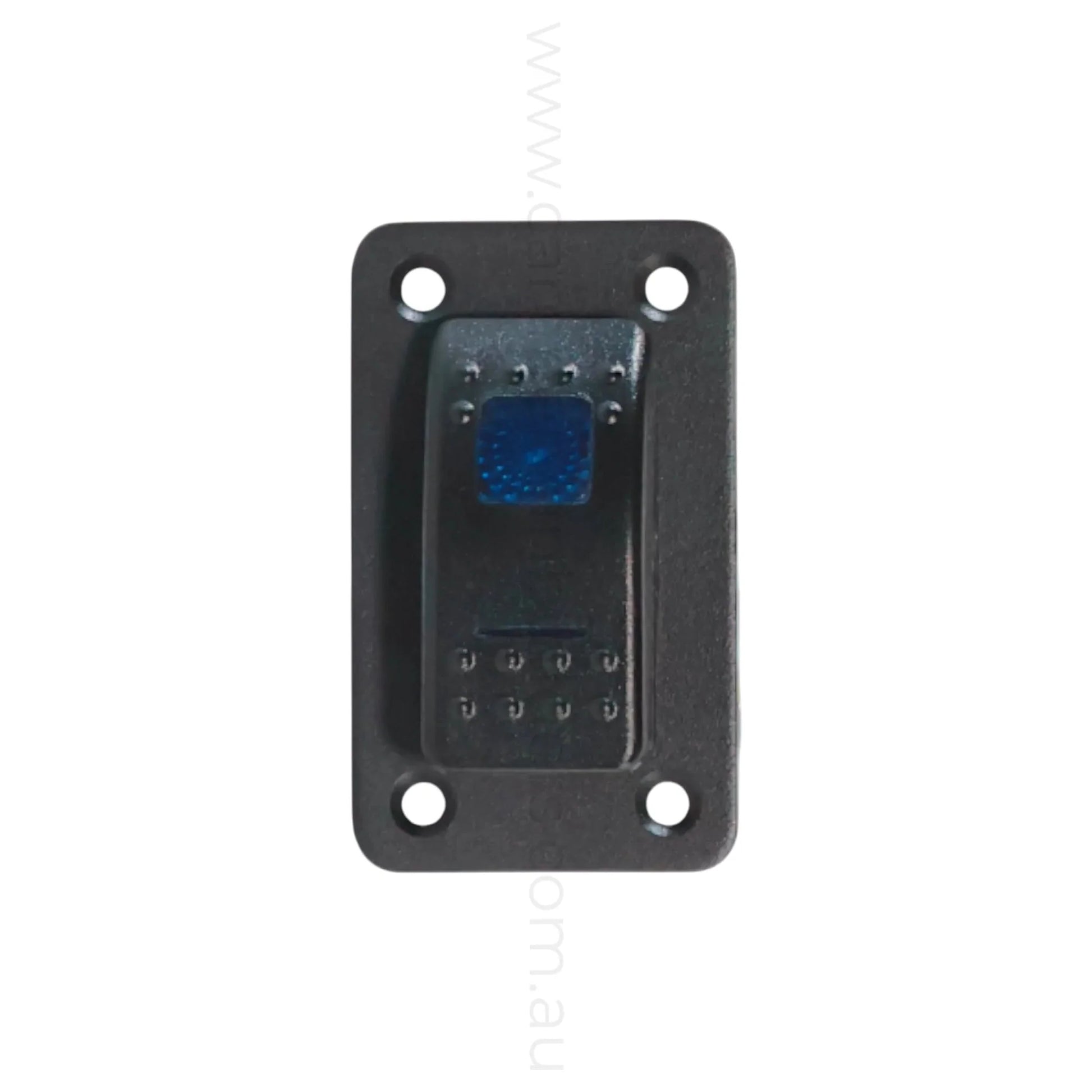 on off rocker switch panel with dual led lights for caravan electrical control