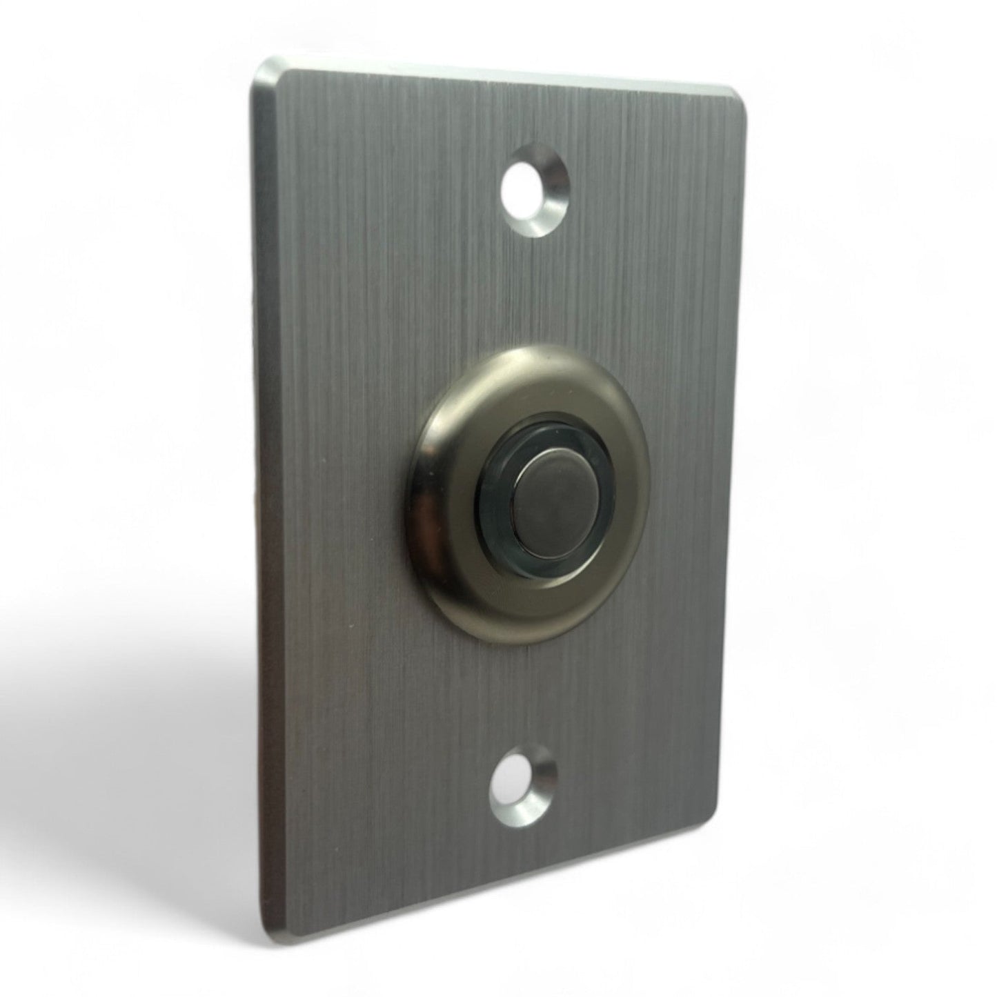 silver led dimmer control close-up