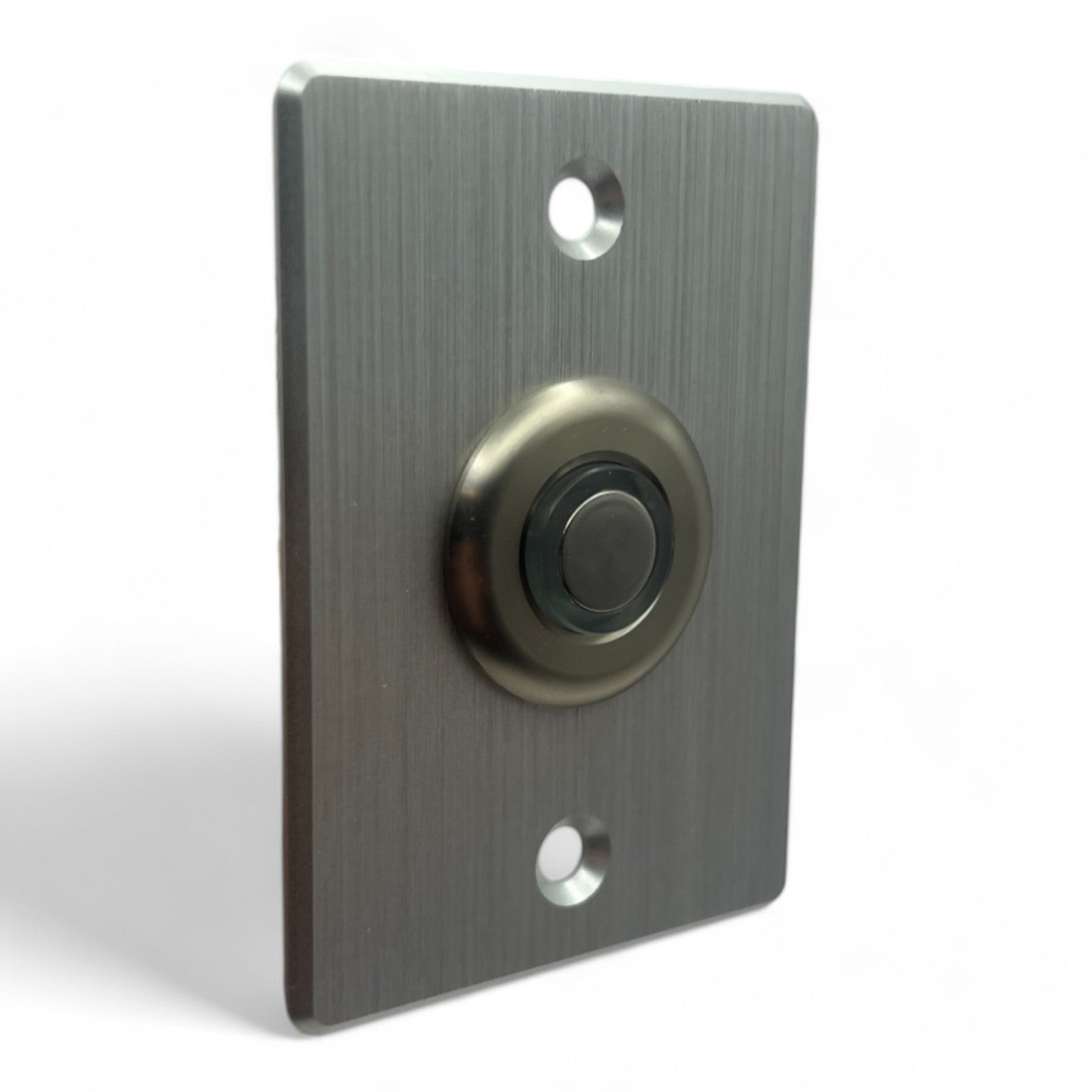 silver led dimmer control close-up