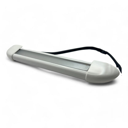 slim white 12v exterior LED bar showing LED detail