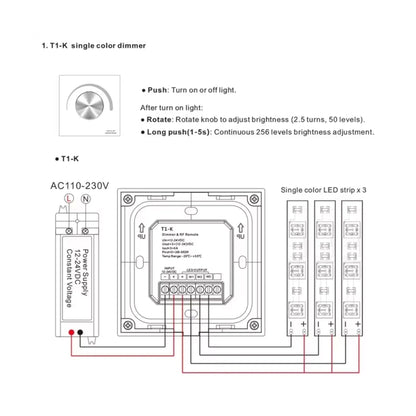 sleek white dimmer and remote set in neutral view