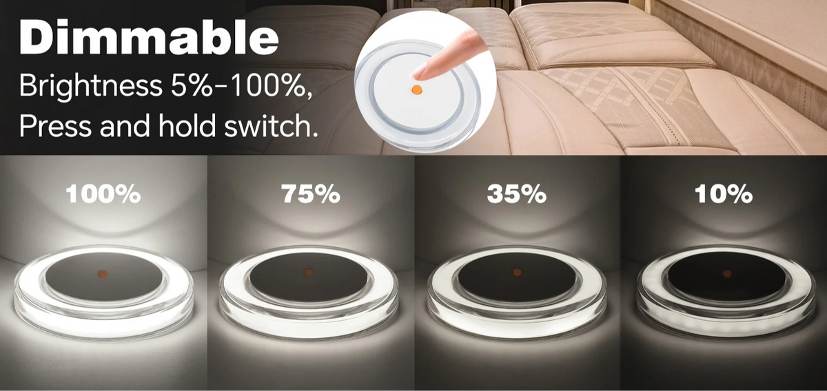 Led Disc Socket Low Profile Disc Light Dimmable Cool White (4 Pack) – TREKLO AUSTRALIA