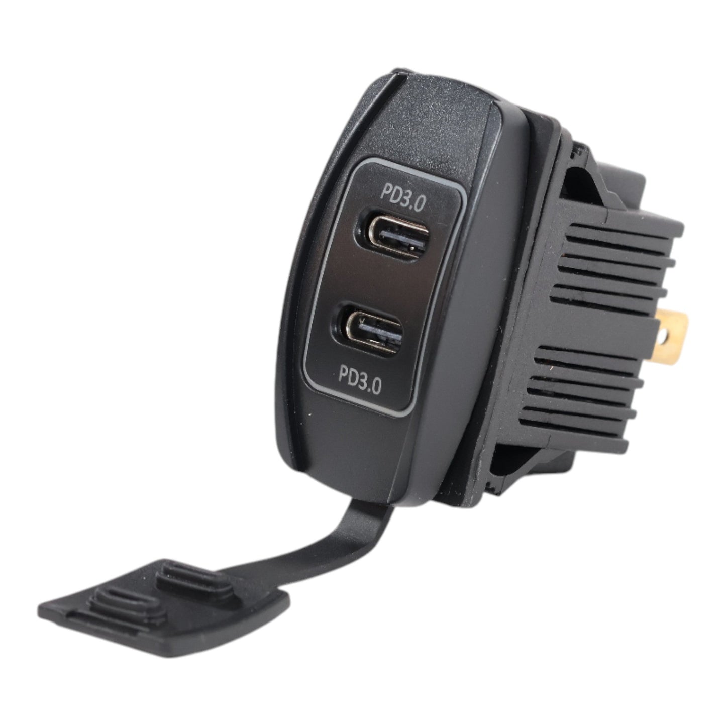 core usb c recessed mount rocker size charger 12v to 24v