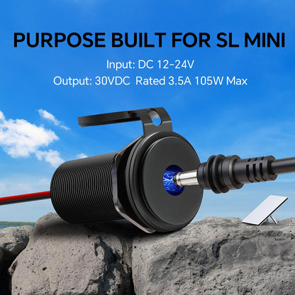 Starlink Mini Waterproof Boosted Caravan / Canopy Power Outlet
