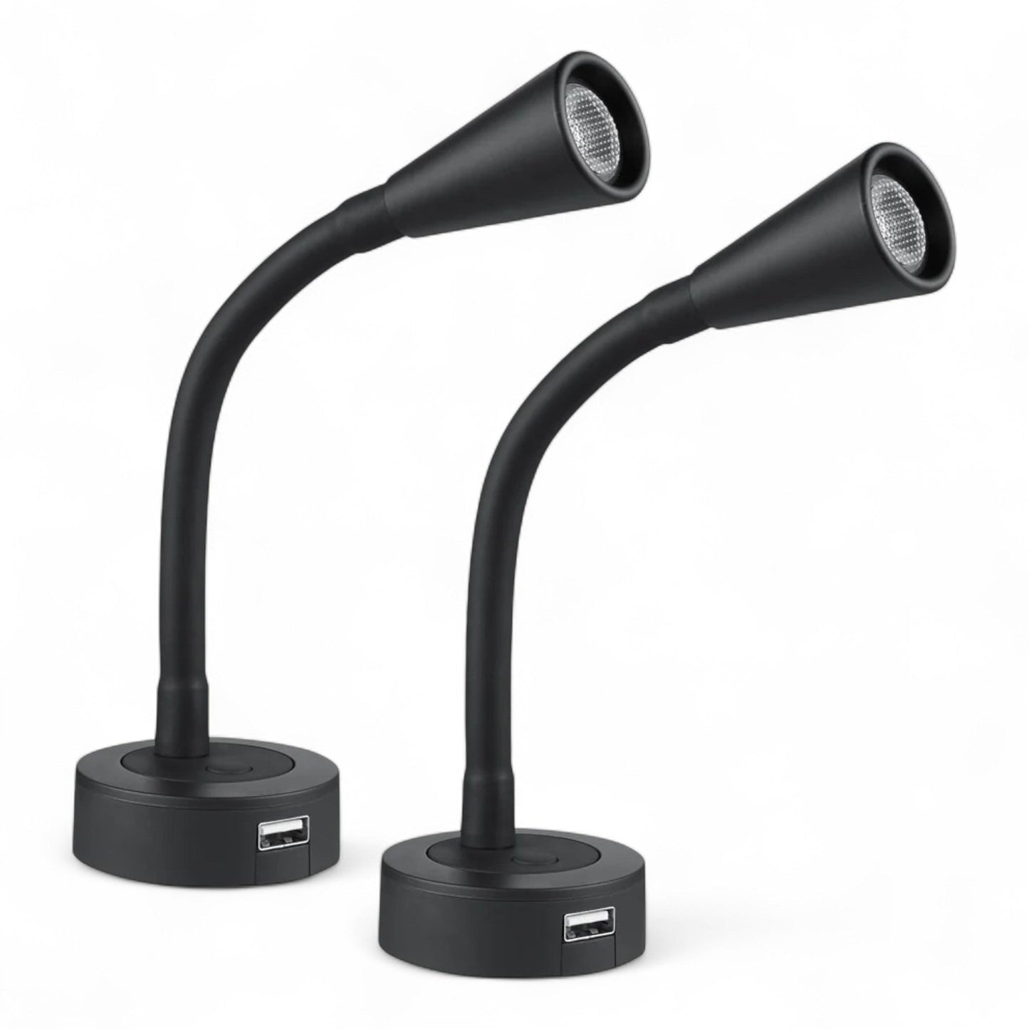 dimmable LED reading light shown in clean product view