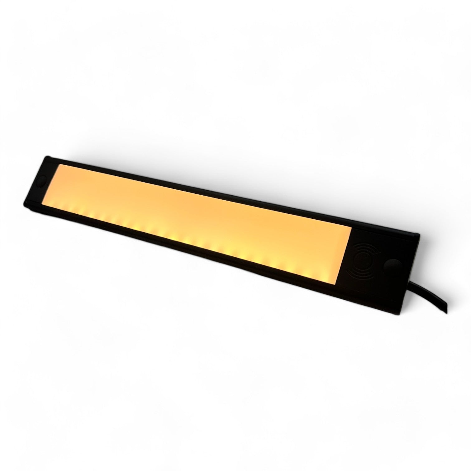 dimmable flat LED light shown in neutral view