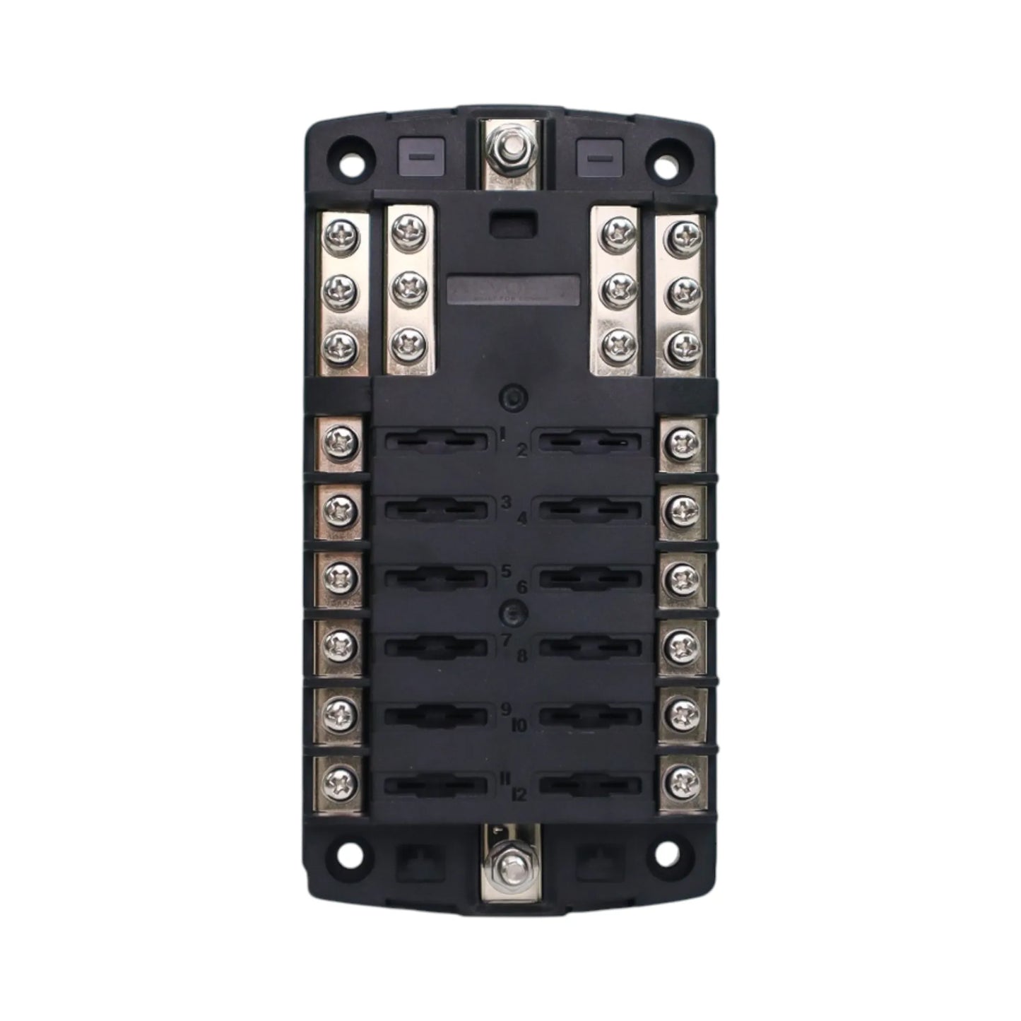 dual bus blade fuse block for 12v power distribution