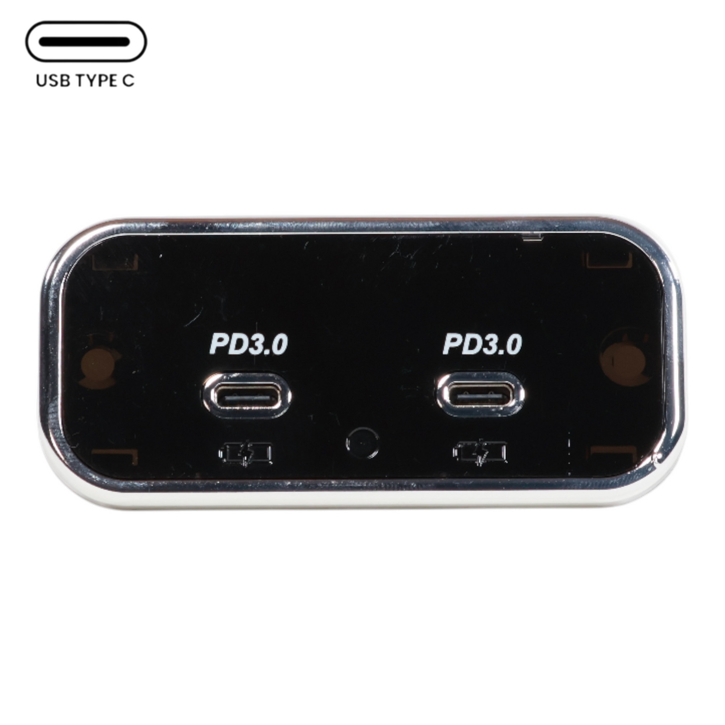 dual usbc recessed charging socket for campervans