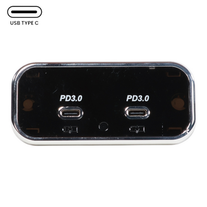 dual usbc recessed charging socket for campervans